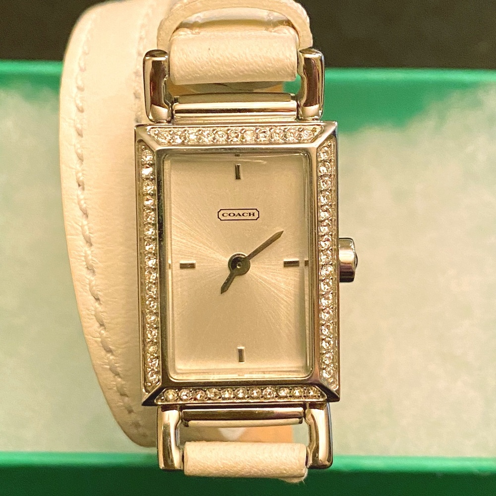 Coach Watch with Cubic Zirconium Diamonds